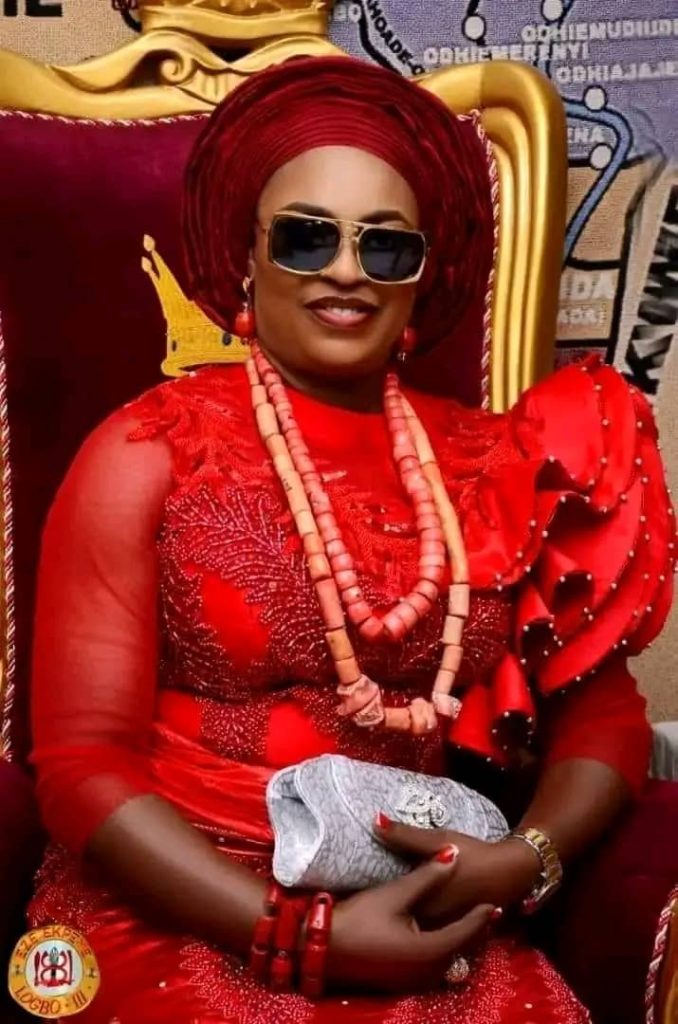 Her Imperial Majesty, Francisca Anugwo, Ununwe Wheshi Eze Ekpeye Logbo 111 of Ekpeye Ethnic Nation.